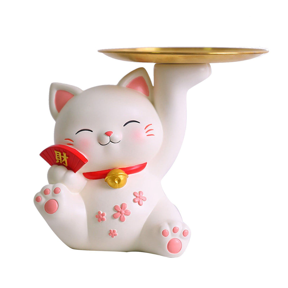 Porch Ornaments Light Luxury High Grade Storage Ornaments Living Room Desktop Decoration Fortune Cat 22x17x18.5cm/8.7x6.7x7.3in
