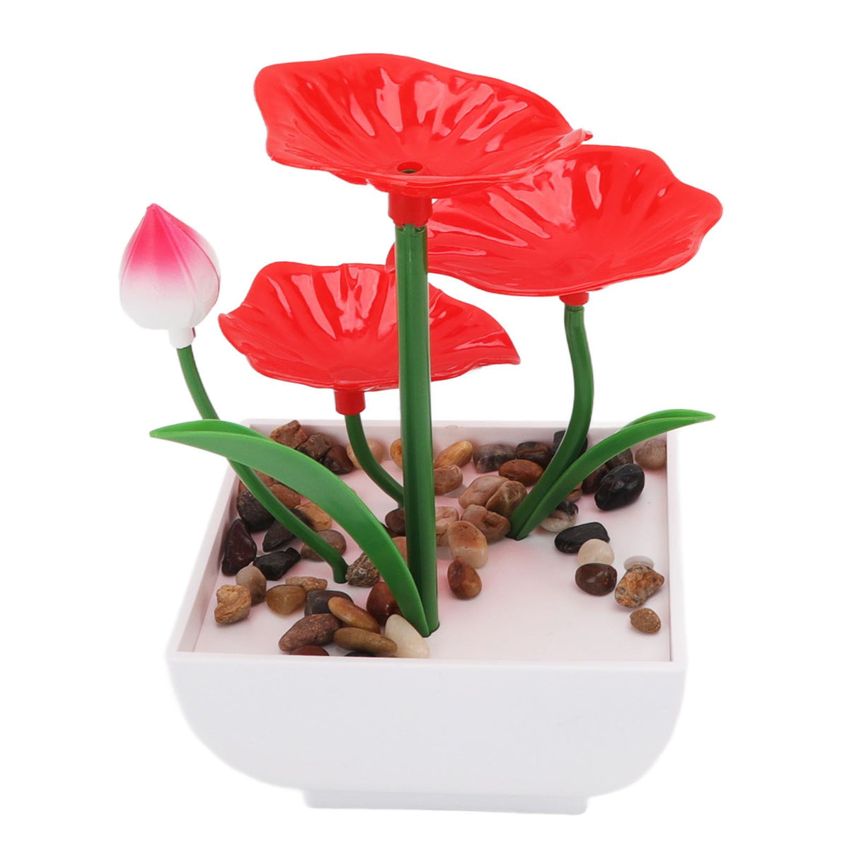 Desktop Fountain Ornament Indoor Small DIY Tabletop Circulating Waterfall Decoration for Office Living Room AU Plug 220-240V