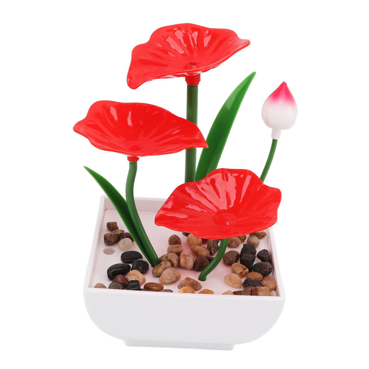 Desktop Fountain Ornament Indoor Small DIY Tabletop Circulating Waterfall Decoration for Office Living Room AU Plug 220-240V