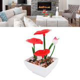 Desktop Fountain Ornament Indoor Small DIY Tabletop Circulating Waterfall Decoration for Office Living Room AU Plug 220-240V