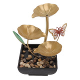 Tabletop Fountain Small Circulating Water Ornaments Indoor Waterfall for Office and Living Room AU Plug 220-240V - Rear View
