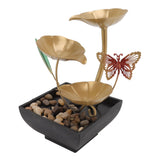 Tabletop Fountain Small Circulating Water Ornaments Indoor Waterfall for Office and Living Room AU Plug 220-240V