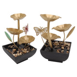 Tabletop Fountain Small Circulating Water Ornaments Indoor Waterfall for Office and Living Room AU Plug 220-240V