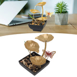 Tabletop Fountain Small Circulating Water Ornaments Indoor Waterfall for Office and Living Room AU Plug 220-240V