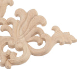4Pcs Wood Corner Applique Decorative Carved Corner Onlay Applique for Cabinet Door Bed Wardrobe Furniture Decoration - Extra Image