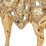 Horse Standing Statue Rearing Art Figurine Decorative Sculpture Home Decor Accent Piece Ornament