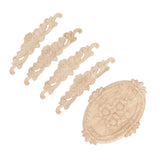 Wood Appliques European Style Exquisite Appearance Decorative Wood Carved Corner Onlay for Cabinet Door Decoration - Extra Image