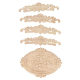 Wood Appliques European Style Exquisite Appearance Decorative Wood Carved Corner Onlay for Cabinet Door Decoration