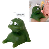 Clay Man Shaped Candle Cartoon Fragrant Candles Funny Ugly Cute Candle Souvenirs Fat Green