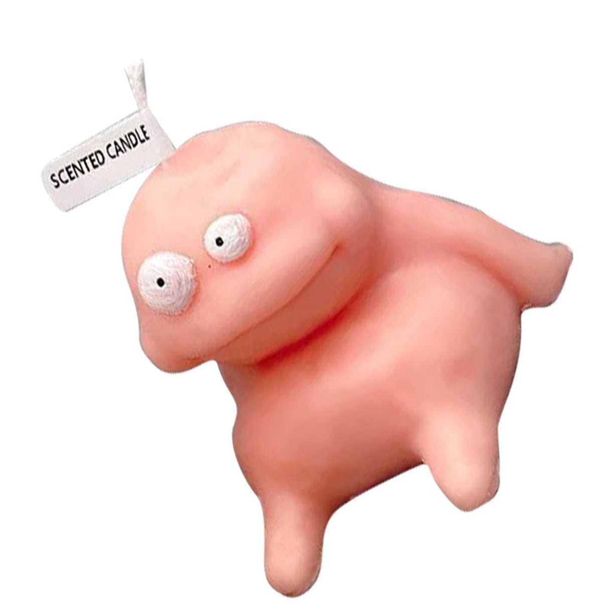 Clay Man Shaped Candle Cartoon Fragrant Candles Funny Ugly Cute Candle Souvenirs Fat Pink