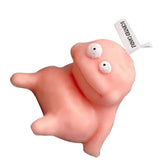 Clay Man Shaped Candle Cartoon Fragrant Candles Funny Ugly Cute Candle Souvenirs Fat Pink