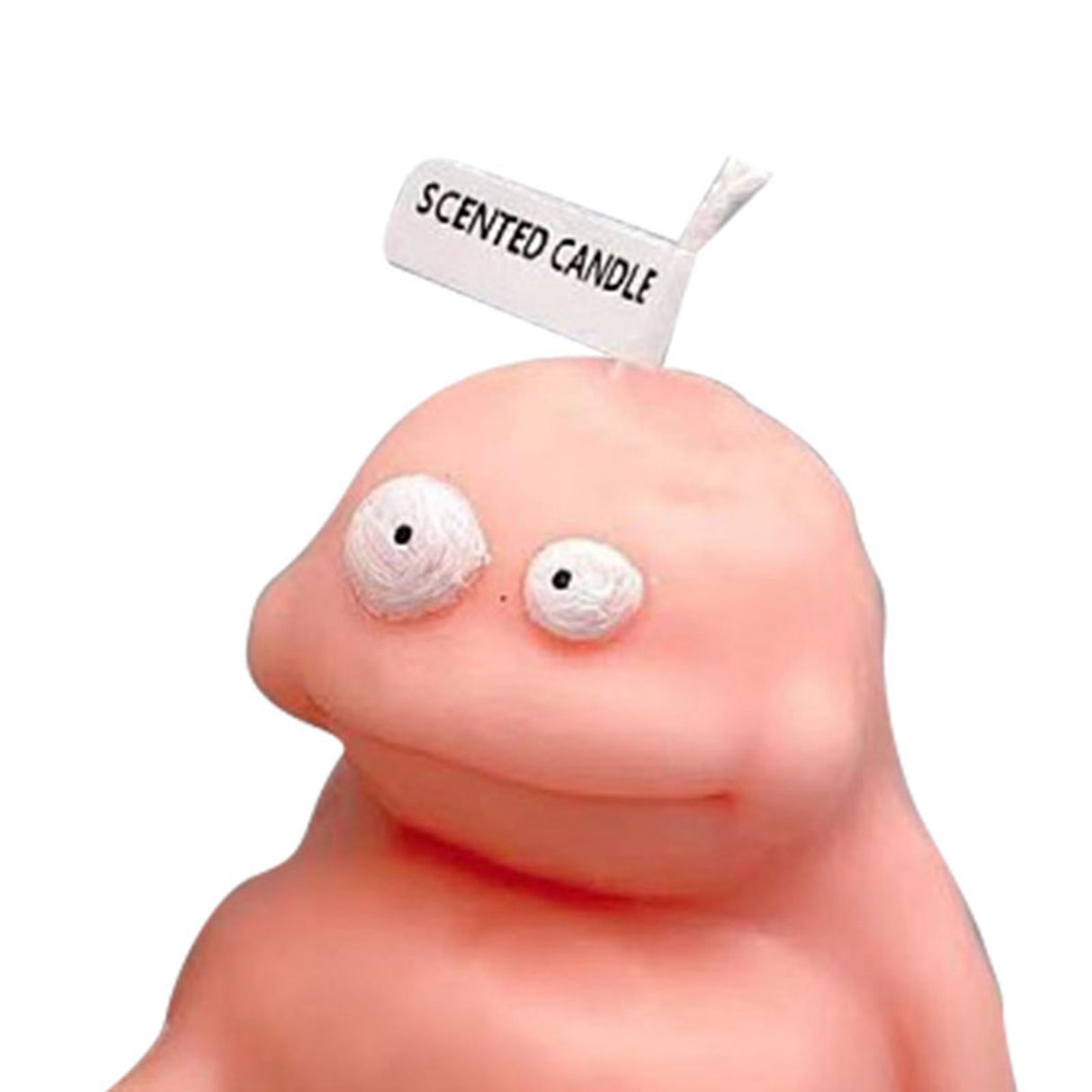 Clay Man Shaped Candle Cartoon Fragrant Candles Funny Ugly Cute Candle Souvenirs Fat Pink