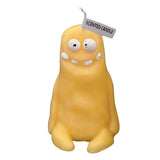 Clay Man Shaped Candle Cartoon Fragrant Candles Funny Ugly Cute Candle Souvenirs Thin Yellow