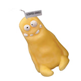 Clay Man Shaped Candle Cartoon Fragrant Candles Funny Ugly Cute Candle Souvenirs Thin Yellow