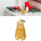 Clay Man Shaped Candle Cartoon Fragrant Candles Funny Ugly Cute Candle Souvenirs Thin Yellow