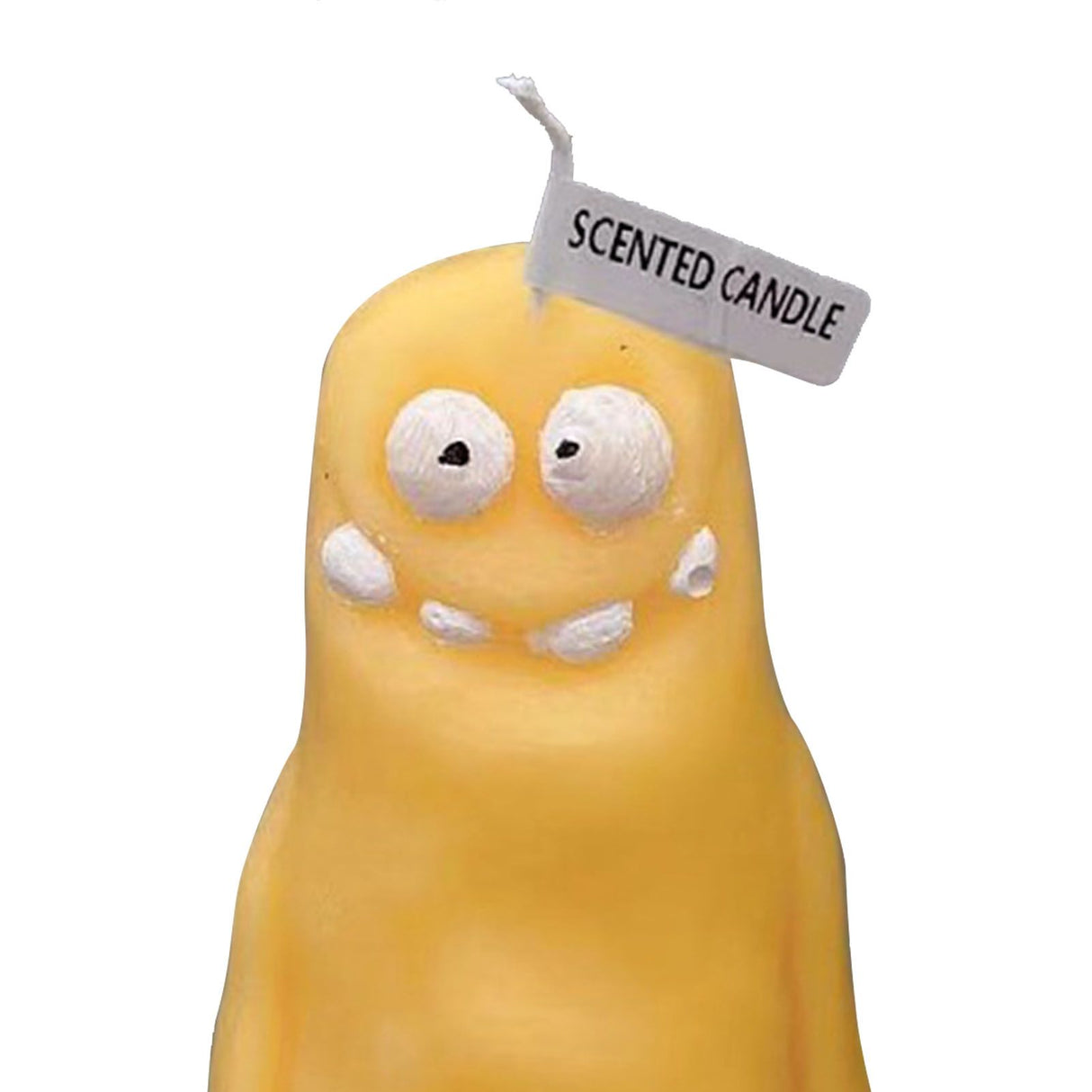 Clay Man Shaped Candle Cartoon Fragrant Candles Funny Ugly Cute Candle Souvenirs Thin Yellow