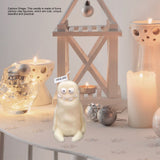 Clay Man Shaped Candle Cartoon Fragrant Candles Funny Ugly Cute Candle Souvenirs Thin White - Extra Image