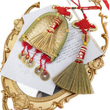 Broom Dustpan Decor Chinese Year Ornament Pendant New Tassel Hanging Decor Mini Fortune Broom Decoration B2 - Extra Image