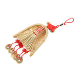 Broom Dustpan Decor Chinese Year Ornament Pendant New Tassel Hanging Decor Mini Fortune Broom Decoration B3 - Side View