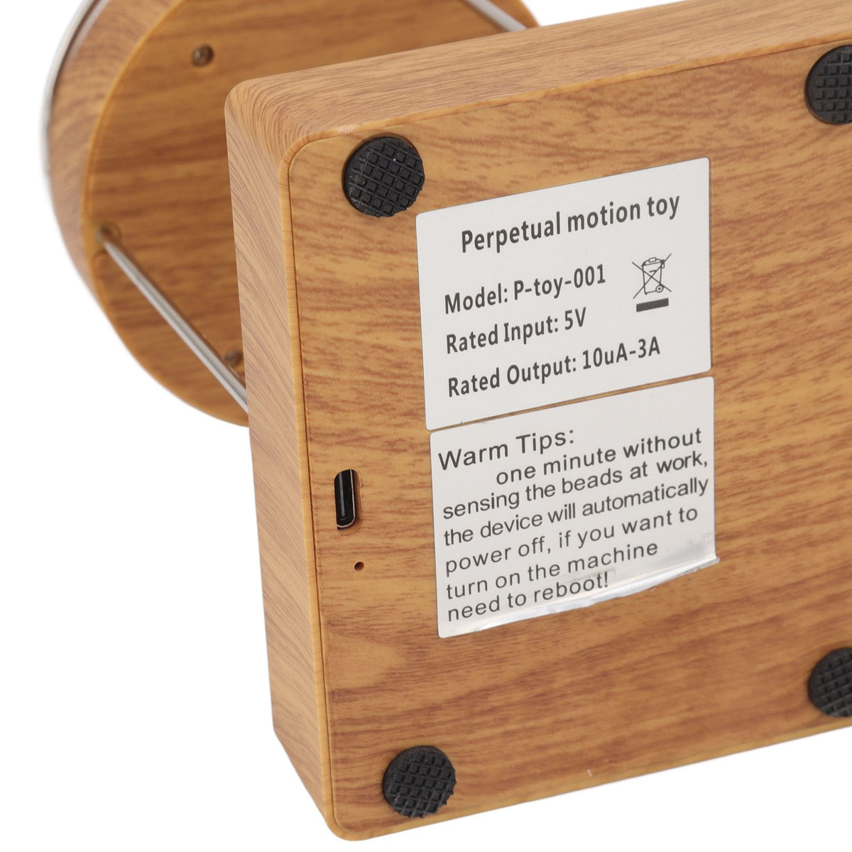 Perpetual Motion Machine Desk Toy Educational Touch Switch Low Noise Stress Relief Desk Toy