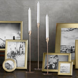 Candle Holders Set of 3 for Taper Candles Decorative Candlestick Metal Stand for Wedding Dinning Party