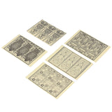 10 PCS Outdoor Camping Light Stickers Telescopic Flashlight Lamp Sticker Retro Camp Ambient Light Sticker