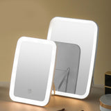 Makeup Mirror USB Rechargeable Foldable Portable Touch Regulable LED Makeup Mirror for Bathroom Travel - Extra Image