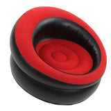 Inflatable Couch Flocking Air Sofa Simple Inflatable Chair for Living Room Bedroom Reading Room Office Balcony Travel Red