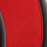 Inflatable Couch Flocking Air Sofa Simple Inflatable Chair for Living Room Bedroom Reading Room Office Balcony Travel Red