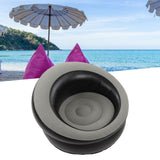Inflatable Couch Flocking Air Sofa Simple Inflatable Chair for Living Room Bedroom Reading Room Office Balcony Travel Grey - Extra Image