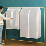 Hanging Garment Bags Transparent Stereo Clothing Dust Cover Home Washable Overcoat Suit Storage Bag 50x60x90cm