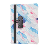 Smell Proof Bag PU Leather Reinforced Stitching Waterproof Zipper Closure Odor Proof Pouch with Password Lock Colorful