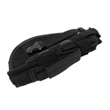 Concealment Holster Nylon Hip Holster with Adjustable Belt for MOLLE for Outdoor Training Camping Black - Side View