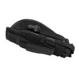 Concealment Holster Nylon Hip Holster with Adjustable Belt for MOLLE for Outdoor Training Camping Black - Top-Down View