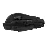 Concealment Holster Nylon Hip Holster with Adjustable Belt for MOLLE for Outdoor Training Camping Black