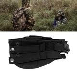 Concealment Holster Nylon Hip Holster with Adjustable Belt for MOLLE for Outdoor Training Camping Black