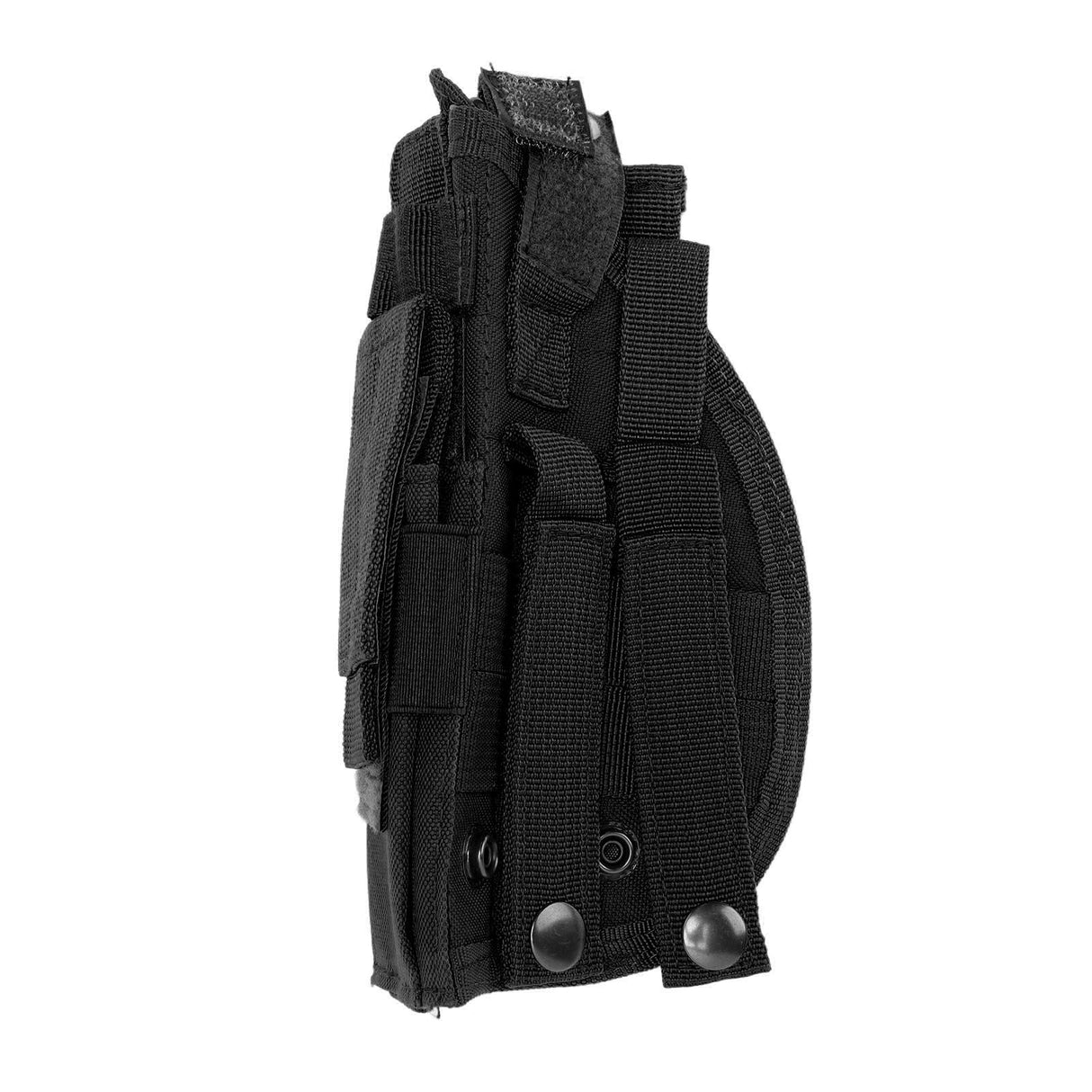 Concealment Holster Nylon Hip Holster with Adjustable Belt for MOLLE for Outdoor Training Camping Black