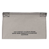 Tissue Box Cover Leather Tissue Dispenser Waterproof Simple Modern Style for Living Room Bedroom Grey - Front View