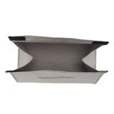 Tissue Box Cover Leather Tissue Dispenser Waterproof Simple Modern Style for Living Room Bedroom Grey