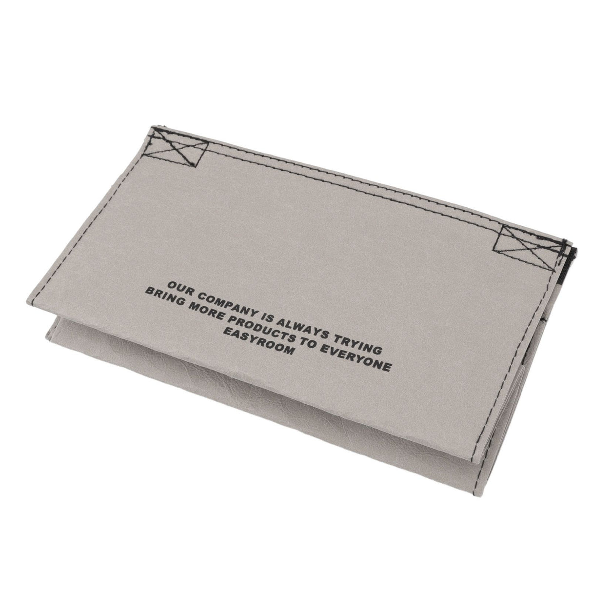Tissue Box Cover Leather Tissue Dispenser Waterproof Simple Modern Style for Living Room Bedroom Grey