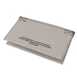 Tissue Box Cover Leather Tissue Dispenser Waterproof Simple Modern Style for Living Room Bedroom Grey - Rear View