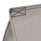 Tissue Box Cover Leather Tissue Dispenser Waterproof Simple Modern Style for Living Room Bedroom Grey