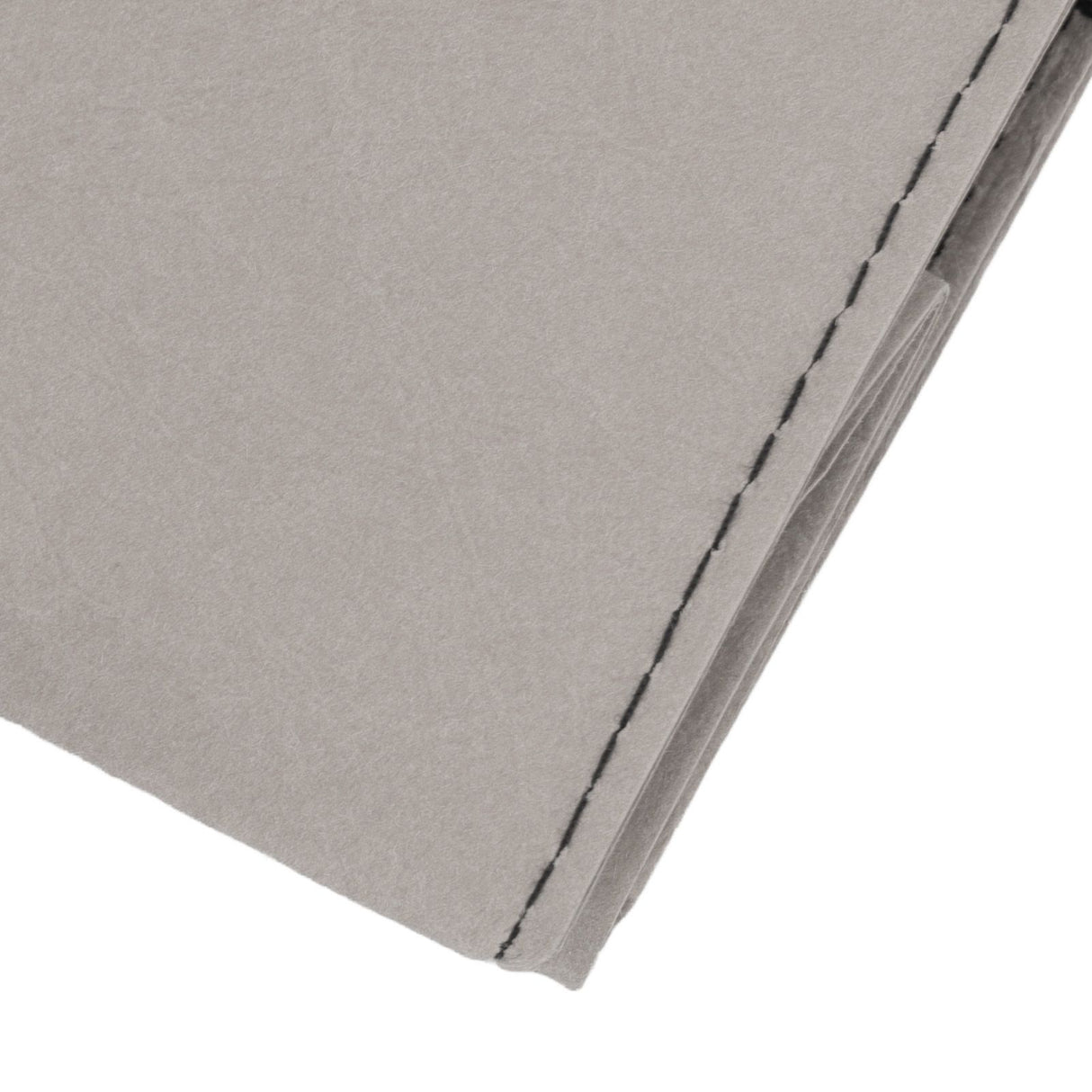 Tissue Box Cover Leather Tissue Dispenser Waterproof Simple Modern Style for Living Room Bedroom Grey