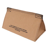 Tissue Box Cover Leather Tissue Dispenser Waterproof Simple Modern Style for Living Room Bedroom Buff