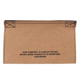 Tissue Box Cover Leather Tissue Dispenser Waterproof Simple Modern Style for Living Room Bedroom Buff