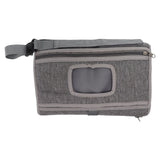 Portable Baby Diaper Changing Mat Foldable Multi Storage Pockets Soft Skin Friendly Oxford Cloth Diaper Changing Pad Gray