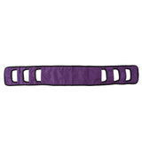 Seniors Bed Transfer Sling Labor Saving Widened Breathable Elderly Lift Turning Belt with Padded Handle for Patient Purple