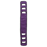 Seniors Bed Transfer Sling Labor Saving Widened Breathable Elderly Lift Turning Belt with Padded Handle for Patient Purple - Low Angle