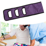 Seniors Bed Transfer Sling Labor Saving Widened Breathable Elderly Lift Turning Belt with Padded Handle for Patient Purple - Extra Image