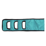 Seniors Bed Transfer Sling Labor Saving Widened Breathable Elderly Lift Turning Belt with Padded Handle for Patient Green - Rear View
